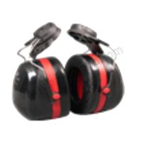 3MPELTOR挂安全帽式耳罩,黑/红H540P3E