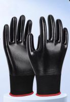 HAWKHOOD定制版丁腈涂层全浸掌防油防水针织工作手套136424